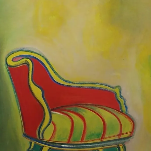 Pintura Camas y Sillones III por María Cristina Ibarrondo