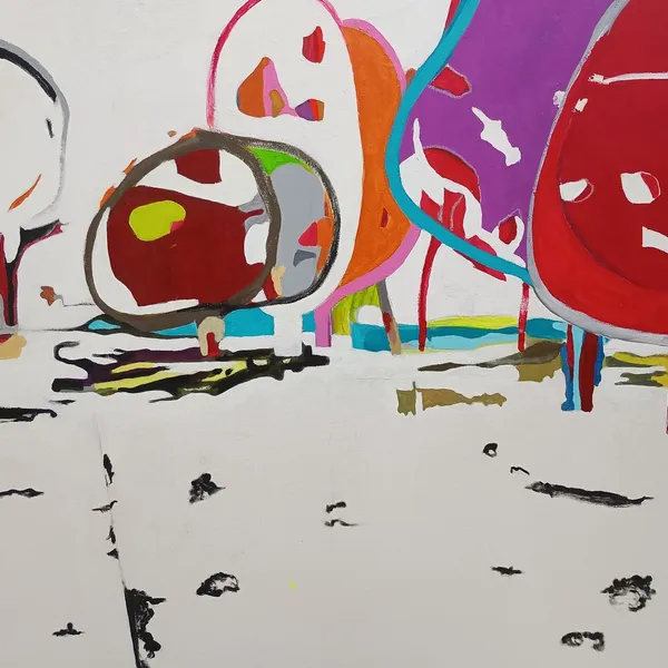 Pintura El Parque I por María Cristina Ibarrondo