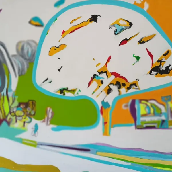 Pintura El Parque V por María Cristina Ibarrondo